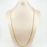 Cadena Cubana 4.75gr / 70cm / 2.3mm Oro Amarillo +1 18K *