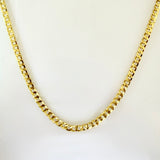 Cadena Cubana 6.3gr / 60cm / 3.3mm Oro Amarillo +1 18K *