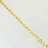 Cadena Cubana 4.7gr / 60cm / 3mm Oro Amarillo +1 18K *
