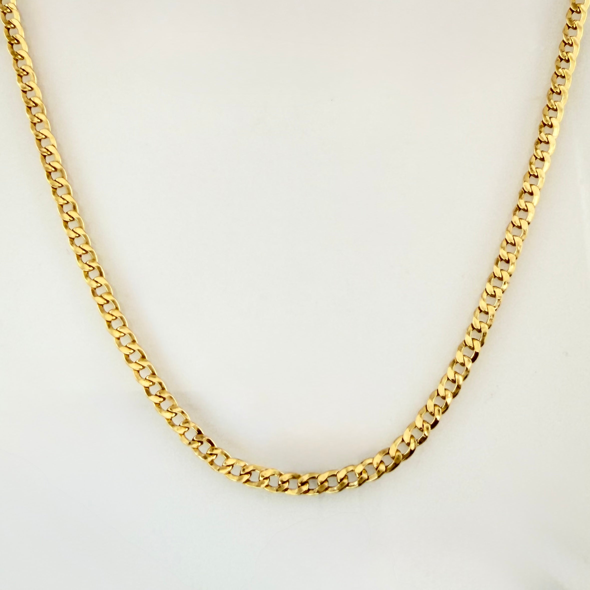 Cadena Cubana 6.15gr / 70cm / 2.7mm Oro Amarillo +1 18K *