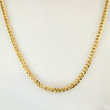 Cadena Cubana 6.1gr / 70cm / 2.8mm Oro Amarillo +1 18K