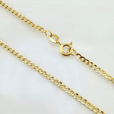 Cadena Cubana 6.1gr / 70cm / 2.8mm Oro Amarillo +1 18K