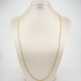 Cadena Cubana 6.15gr / 70cm / 2.7mm Oro Amarillo +1 18K *