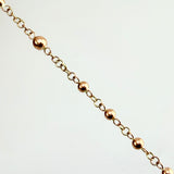 Rosario Virgen Milagrosa 6.15gr / 50cm / 3mm - 4mm Oro Rosa +4 18K *