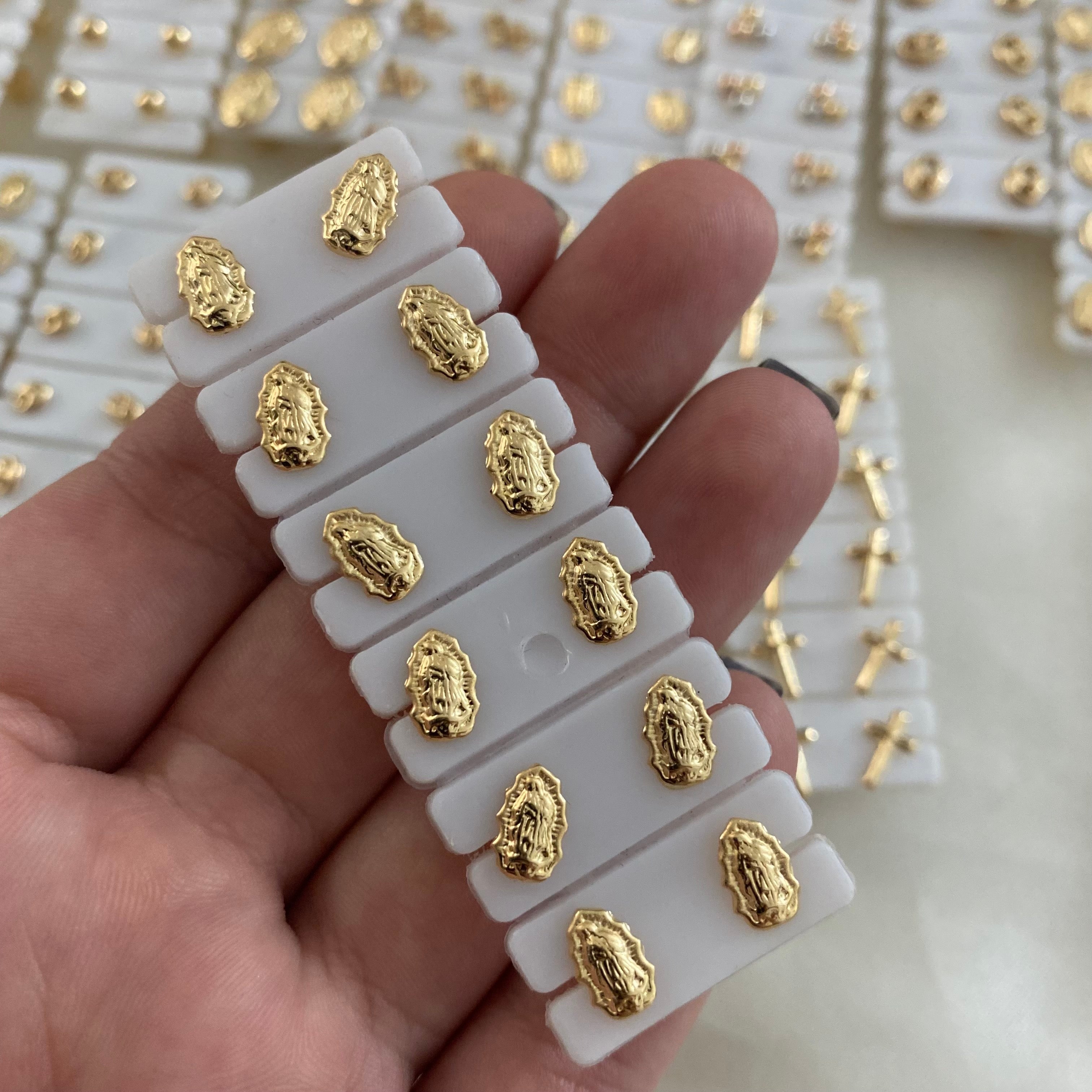Topos Virgen de Guadalupe 0,65gr / Silueta Oro Amarillo &