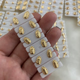 Topos Virgen de Guadalupe 0,65gr / Silueta Oro Amarillo &