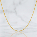 Cadena Lazo 1.75g / 45cm / 1.6mm Oro Amarillo 18K