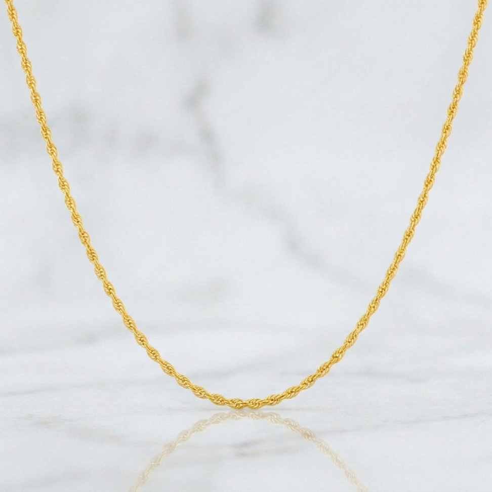 Cadena Lazo 2.75g / 45cm / 2.17mm Oro Amarillo 18K