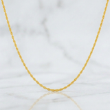 Cadena Lazo 2.75g / 45cm / 2.17mm Oro Amarillo 18K