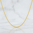 Cadena Lazo 2.9g / 45cm / 2.2mm Oro Amarillo 18K
