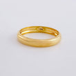 Anillo Argolla Lisa Media Caña 1.85g / T9 3/4 Oro Amarillo 18K