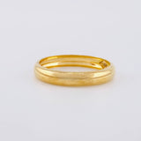 Anillo Argolla Lisa Media Caña 1.7g / T8 3/4 Oro Amarillo 18K