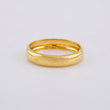 Anillo Argolla Lisa Media Caña 1.35g / T6 Oro Amarillo 18K