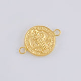 Herraje San Benito 0.5 g / 1.6 cm Oro Amarillo 18K