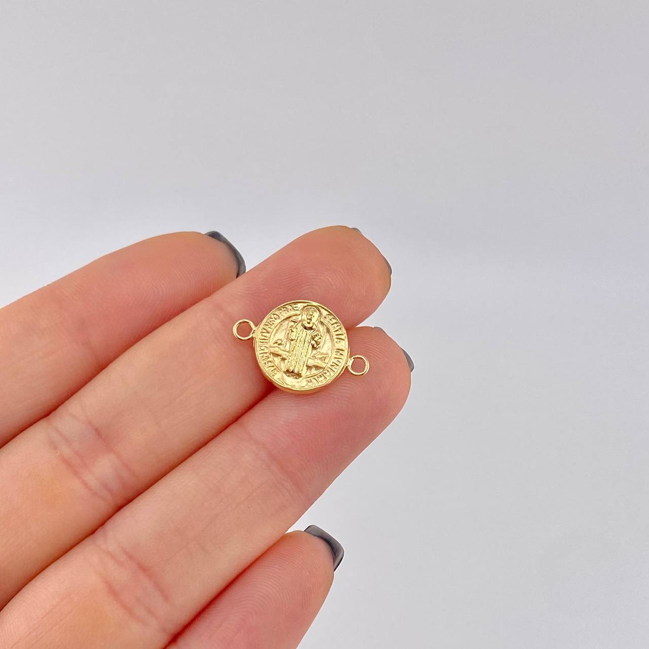 Herraje San Benito 0.65 g / 1.8 cm Oro Amarillo 18K