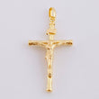 Dije Cruz Entorchada 0.8 g / 3.2 cm Oro Amarillo 18K