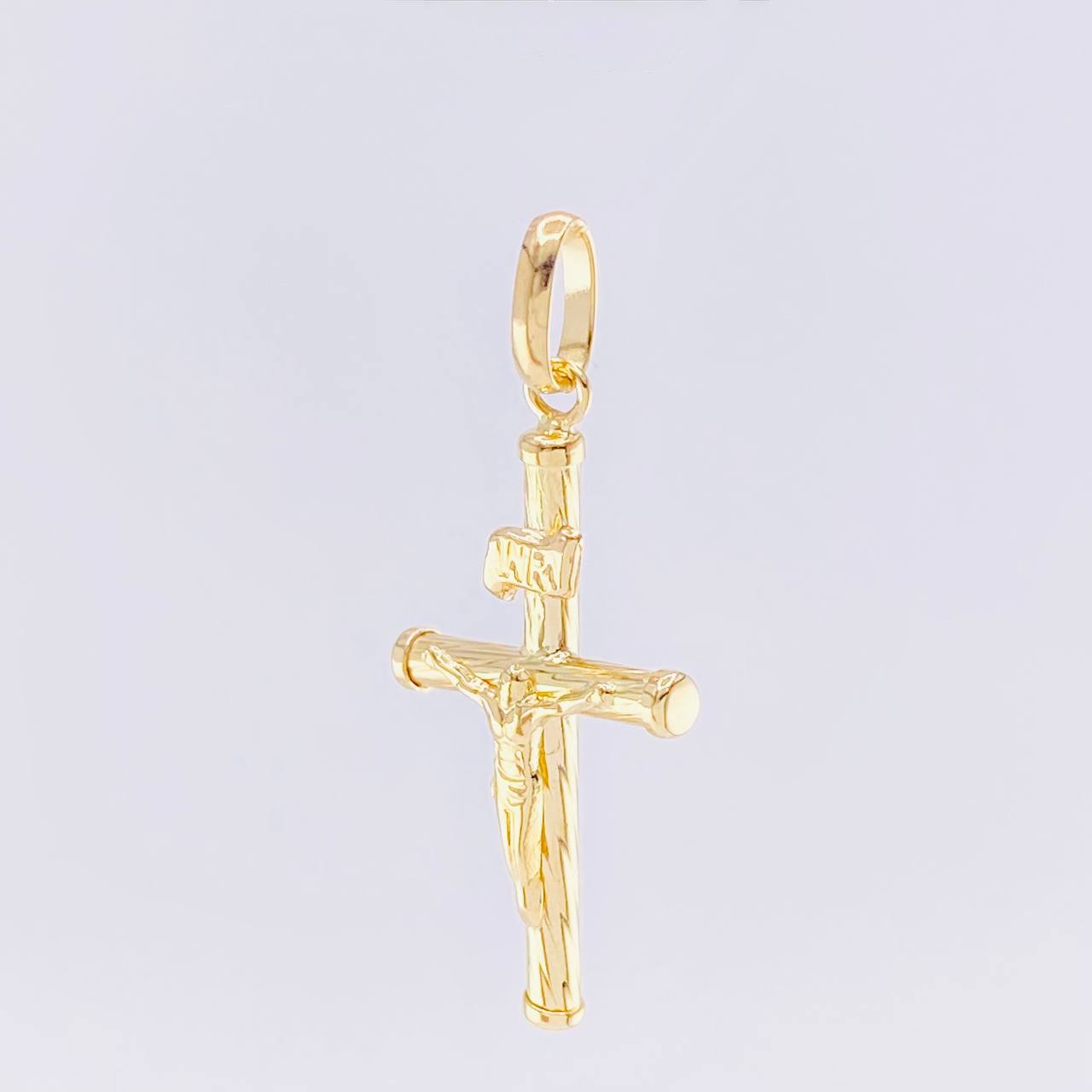 Dije Cruz Entorchada 0.85 g / 3.2 cm Oro Amarillo 18K