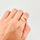 Anillo Tu Y Yo 1.3 g / T8 Tres Oros 18K