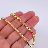 Pulso Rustico Rombo 4.8 g / 21 cm / 3.8 mm Oro Amarillo 18K