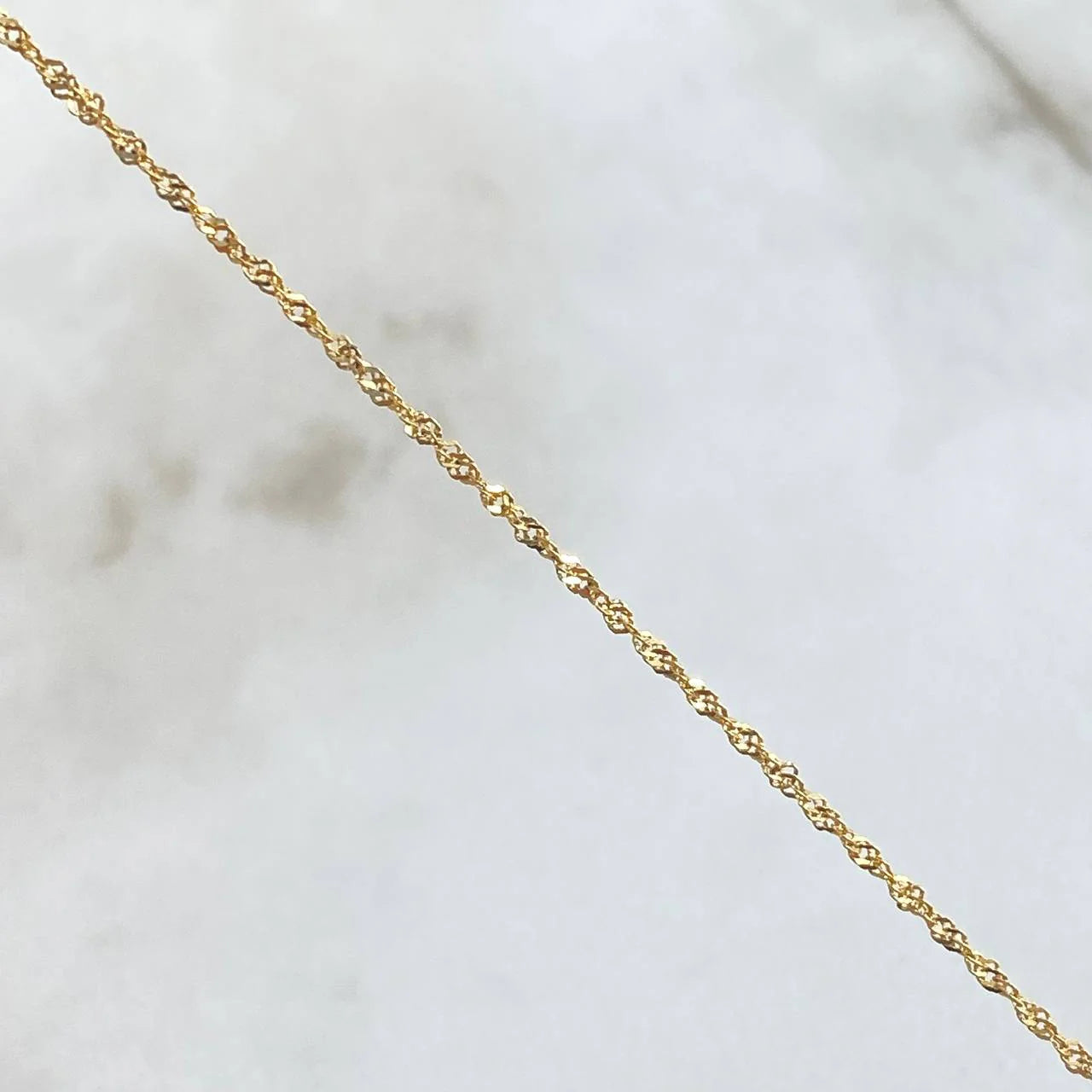 Cadena Singapur 1.9 g / 60 cm / 1.9 mm Oro Amarillo 18K