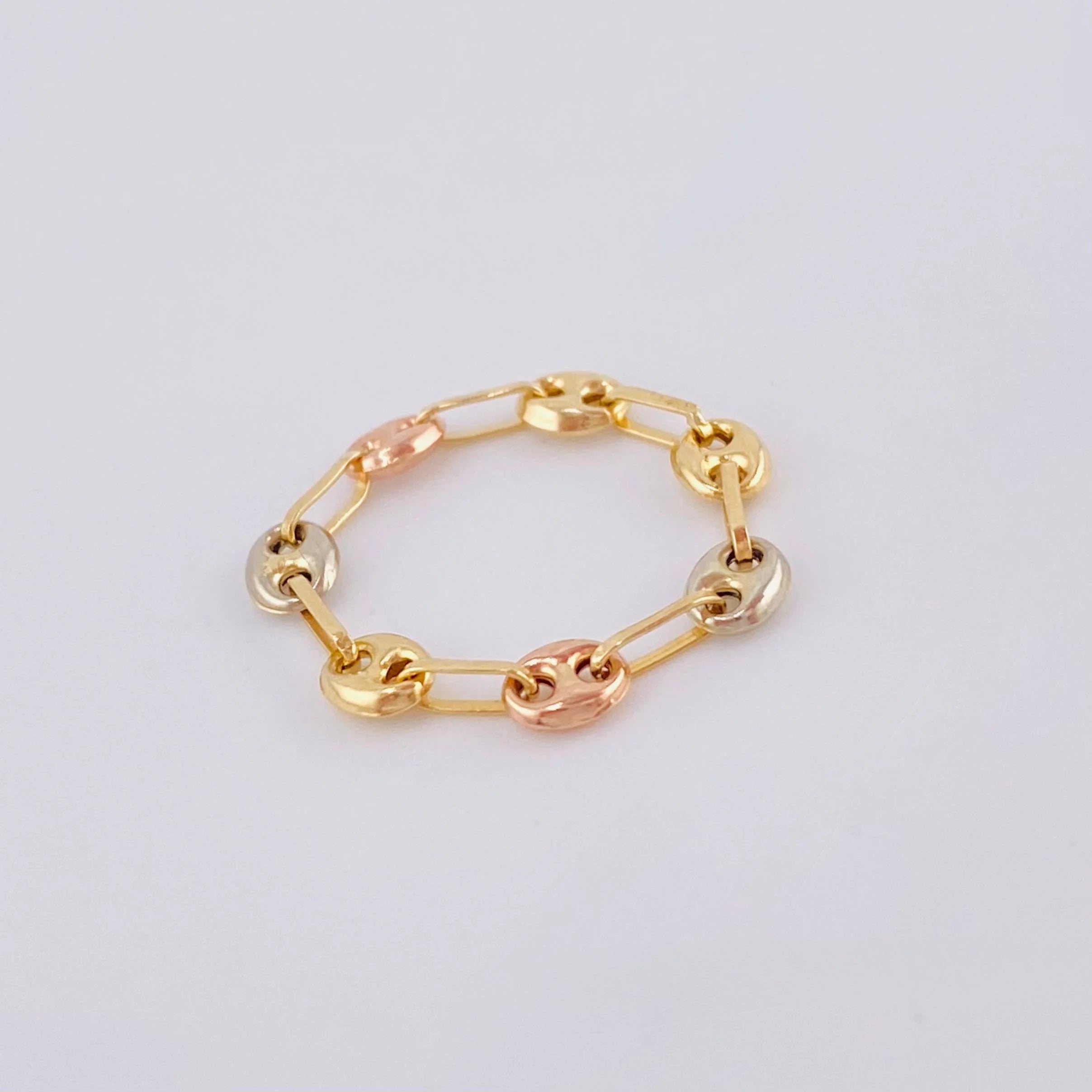 Anillo Gc 0.55 g / T5 1/4 - 5 Tres Oros 18K