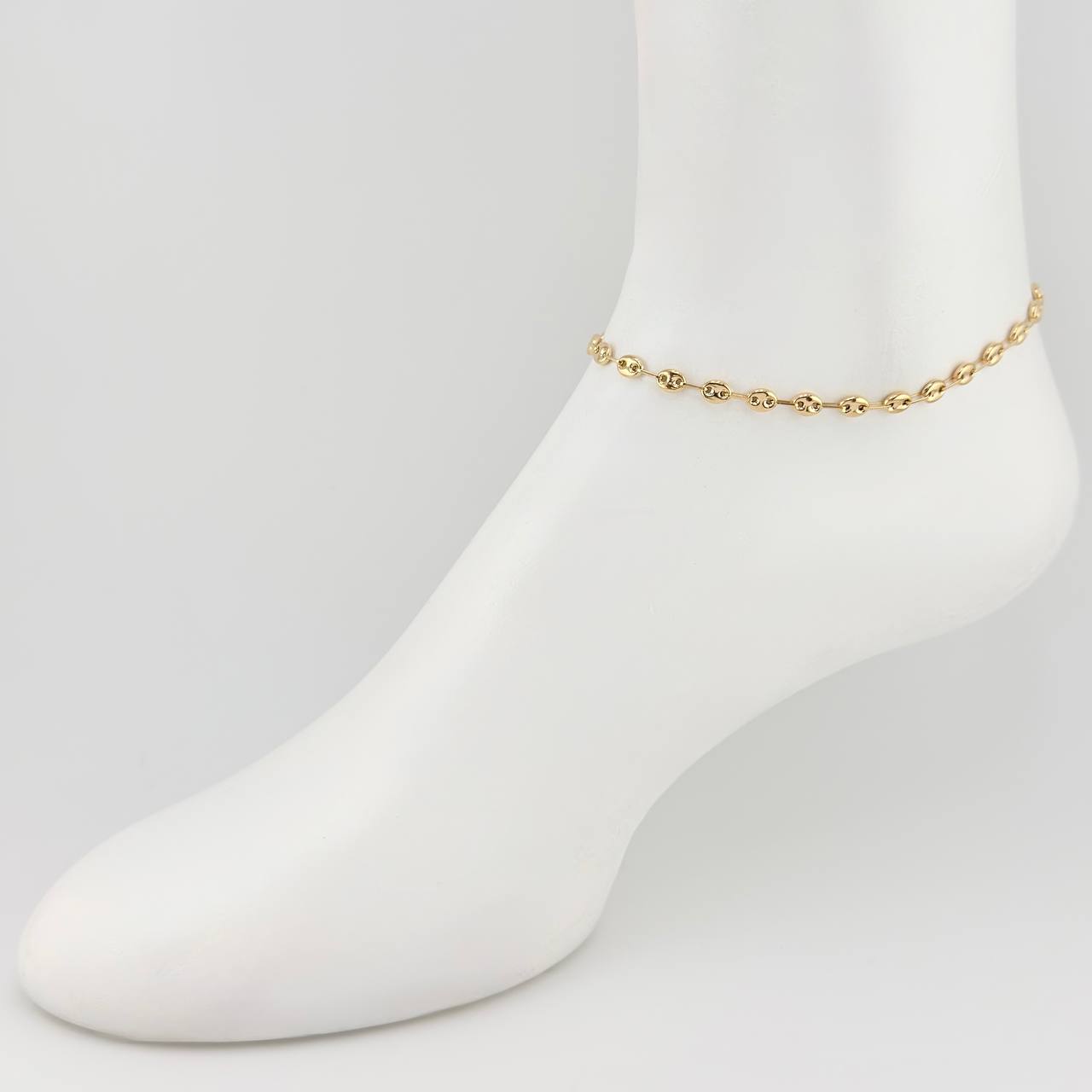 Tobillera Gc 3.4 g / 24.5 cm / 5 mm Oro Amarillo 18K