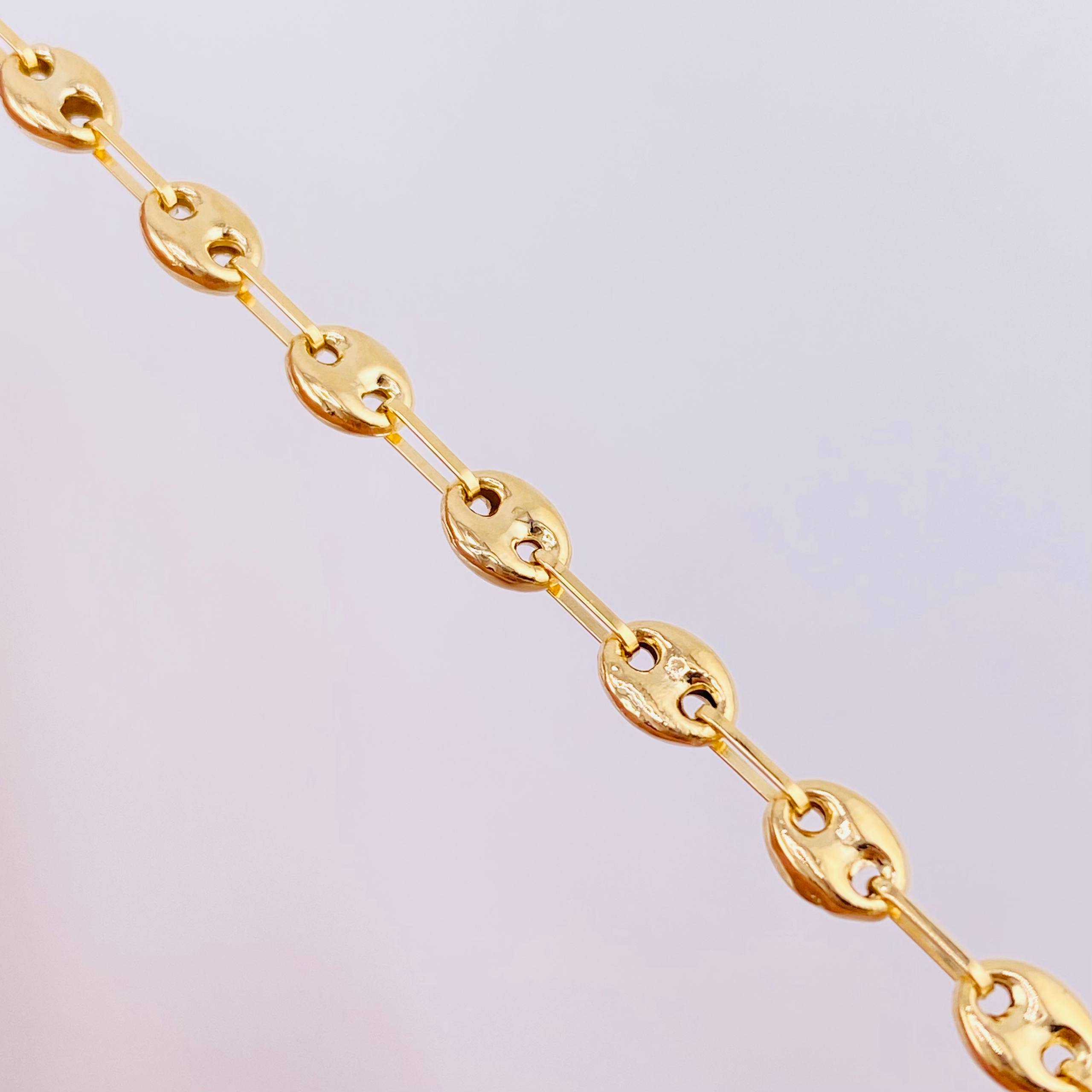Tobillera Gc 3.4 g / 24.5 cm / 5 mm Oro Amarillo 18K