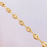 Tobillera Gc 3.4 g / 24.5 cm / 5 mm Oro Amarillo 18K
