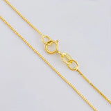 Cadena Veneciana 0.8g / 40cm / 0.44mm Oro Amarillo 18K