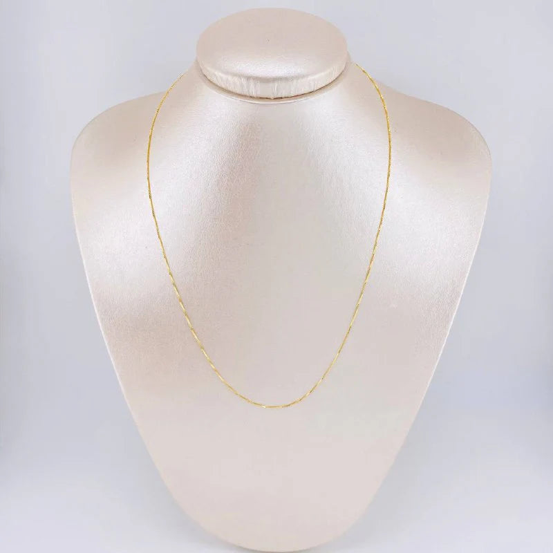Cadena Veneciana 0.8 g / 40 cm / 0.51 mm Oro Amarillo 18K