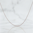 Cadena Venenciana 1.2g / 40cm / 0.6mm Oro Blanco 18K