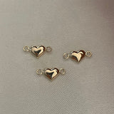 Herraje Corazón 0.35gr / 1.55cm-Oro Amarillo