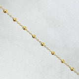 Pulso Denario Virgen Milagrosa 2.15gr / 16.5cm-18.5cm / Oro Amarillo 18K