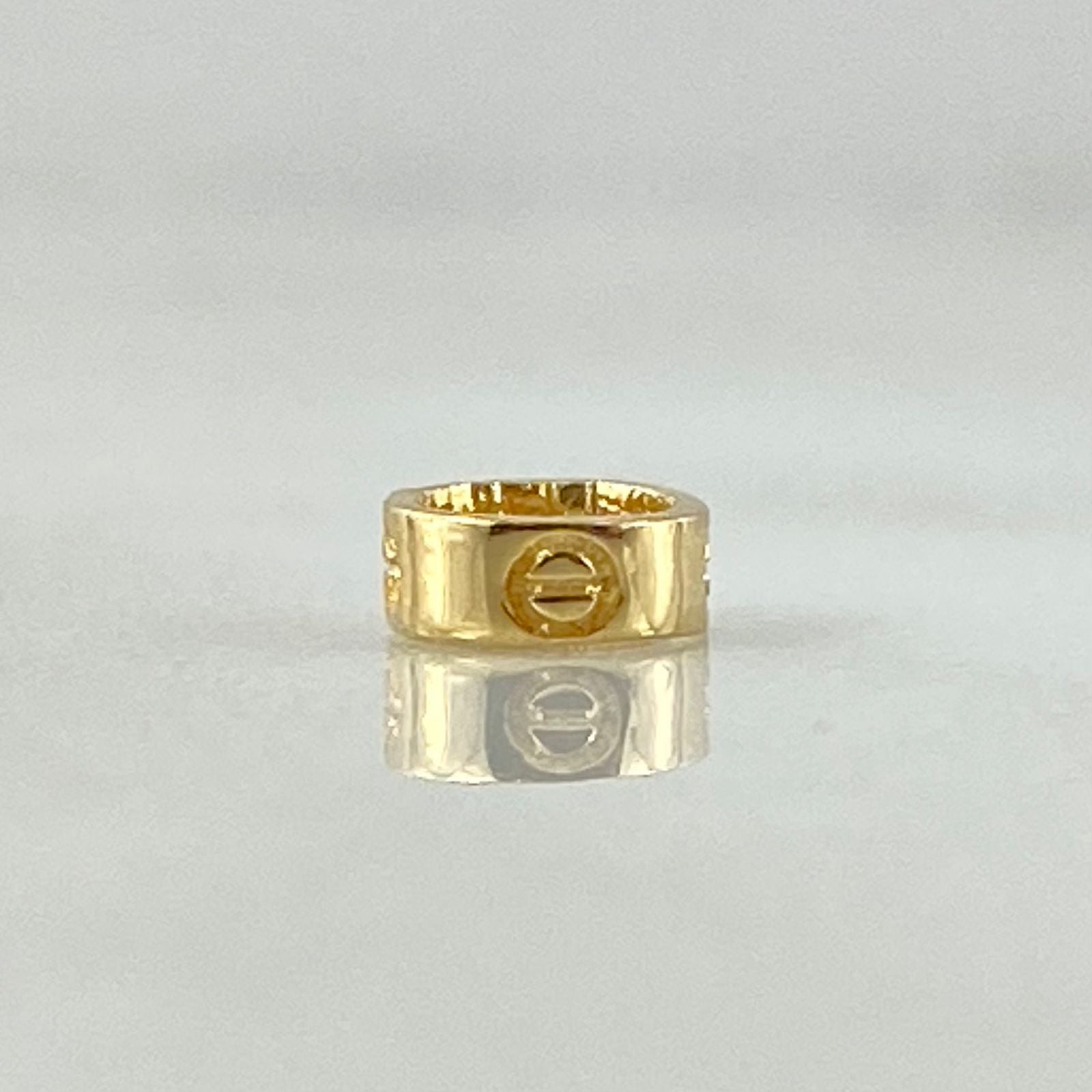 Herraje Tribal 0.3gr / 0.8cm / Ovalado Oro Amarillo ©