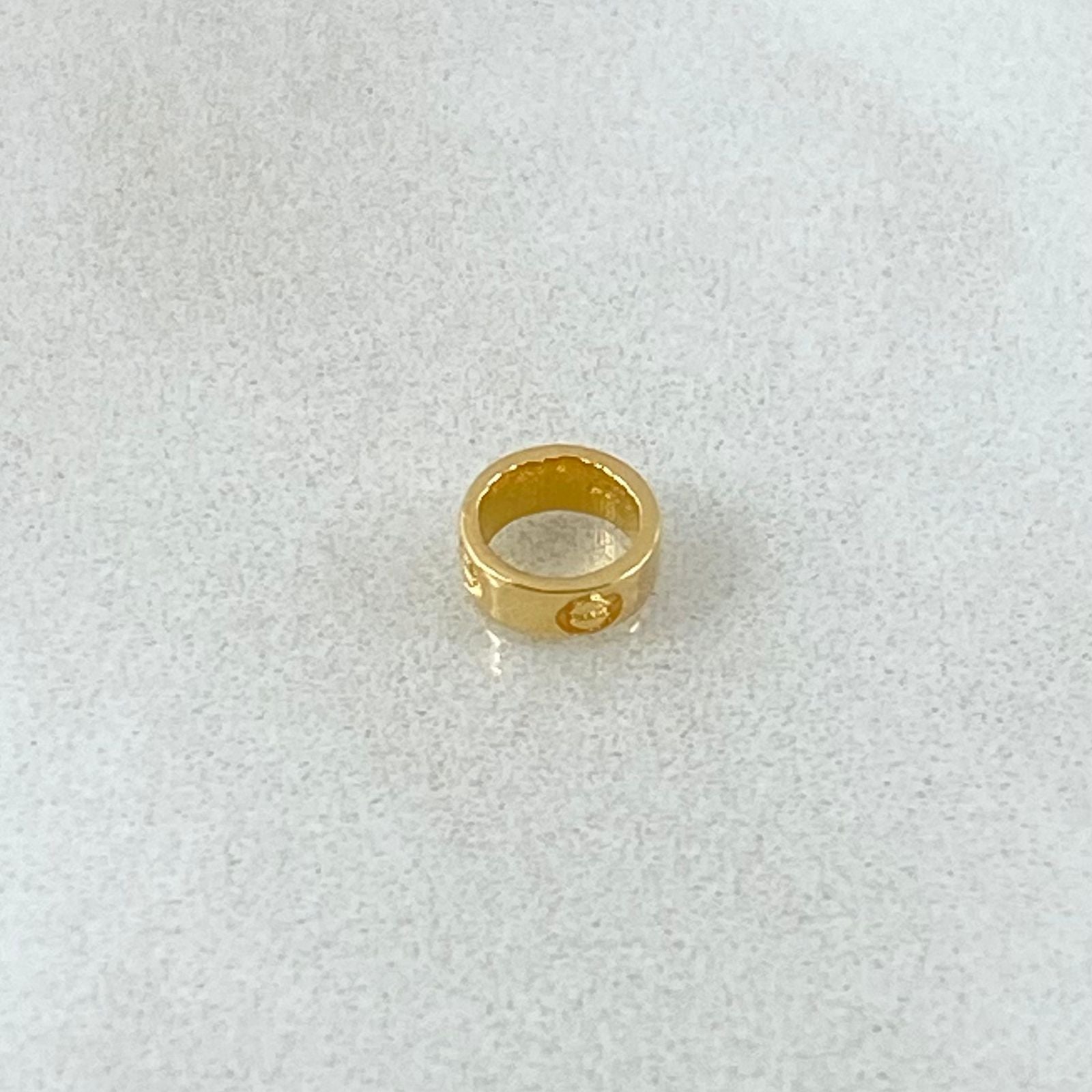 Herraje Tribal 0.3gr / 0.8cm / Ovalado Oro Amarillo ©