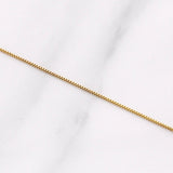 Cadena Veneciana 1.1gr / 50cm / 0.7mm Oro Amarillo