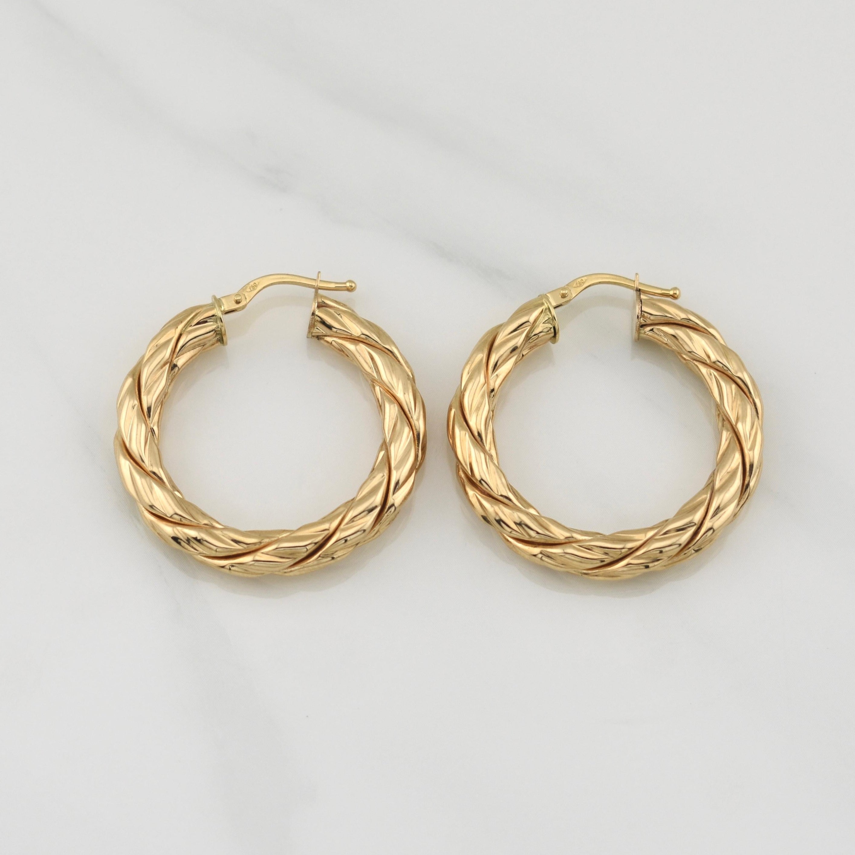 Candongas Tati 3.95gr / 3.3cm / Oro Amarillo +4 18K