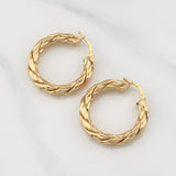 Candongas Tati 3.95gr / 3.3cm / Oro Amarillo +4 18K