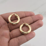 Candongas Mary 2.4gr / 2.5cm / Oro Amarillo +4 18K *