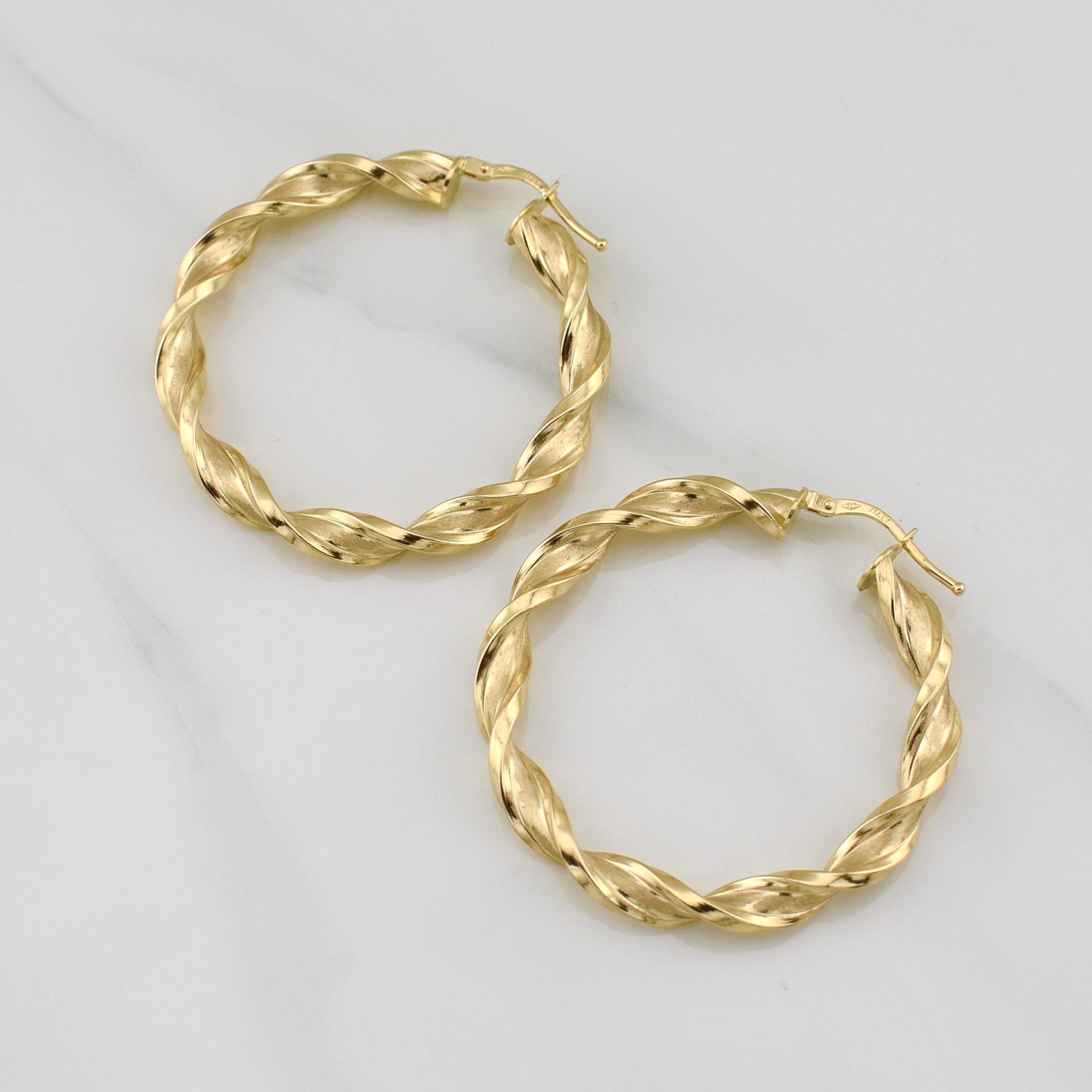 Candongas Lu 4.4gr / 4.3cm / Oro Amarillo +4 18K ©