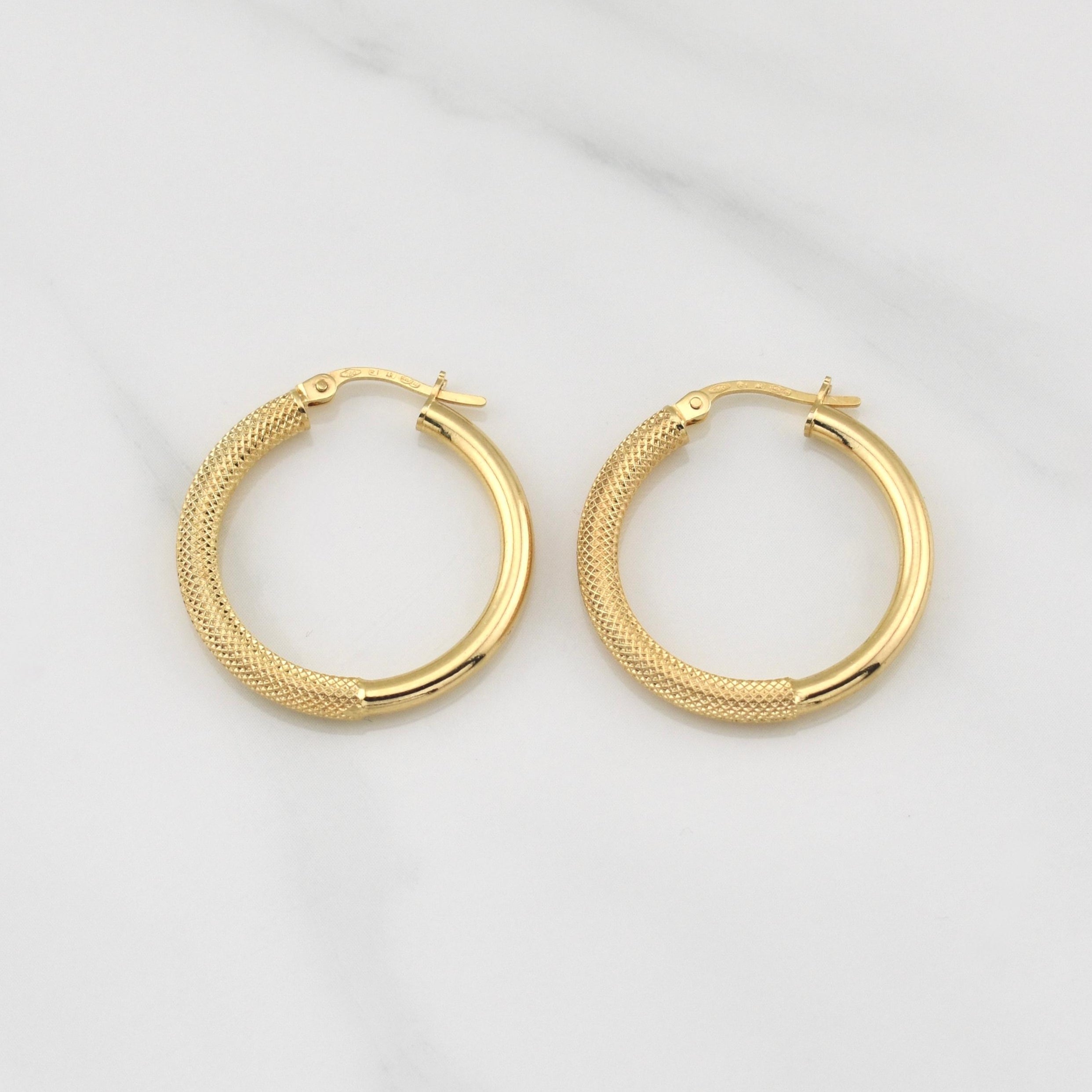 Candongas Ela 2.1gr / 2.7cm / Oro Amarillo +4 18K