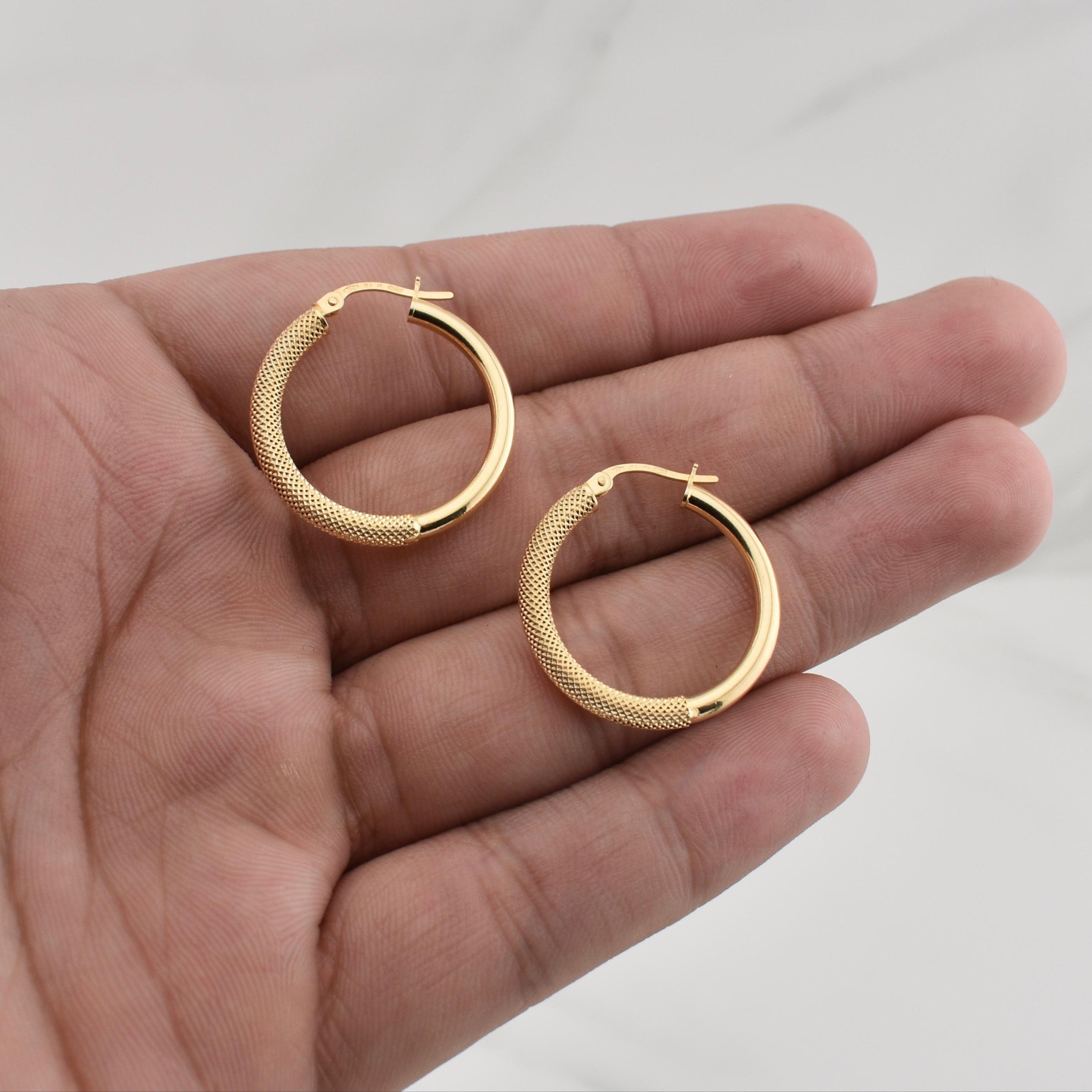 Candongas Ela 2.1gr / 2.7cm / Oro Amarillo +4 18K