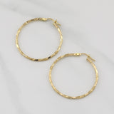 Candongas Cora 1.4gr / 3.6cm / Oro Amarillo +4 18K