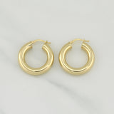 Candongas Jassy 3.25gr / 2.7cm / Oro Amarillo +4 18K ©