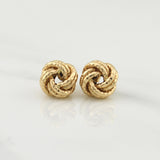 Topos Helice Diamantado 1.7gr / 10.5mm Oro Amarillo +4 18K