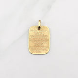 Dije Ave María 2.3gr / 2.8cm / Oro Amarillo +4 18K