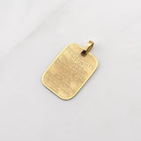 Dije Ave María 2.3gr / 2.8cm / Oro Amarillo +4 18K