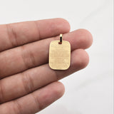 Dije Ave María 2.3gr / 2.8cm / Oro Amarillo +4 18K