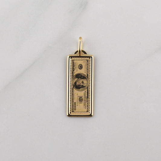 Dije 100 Dolares 1.1gr / 3cm / Oro Amarillo +4 18K