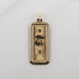 Dije 100 Dolares 2.3gr / 4cm / Oro Amarillo +4 18K